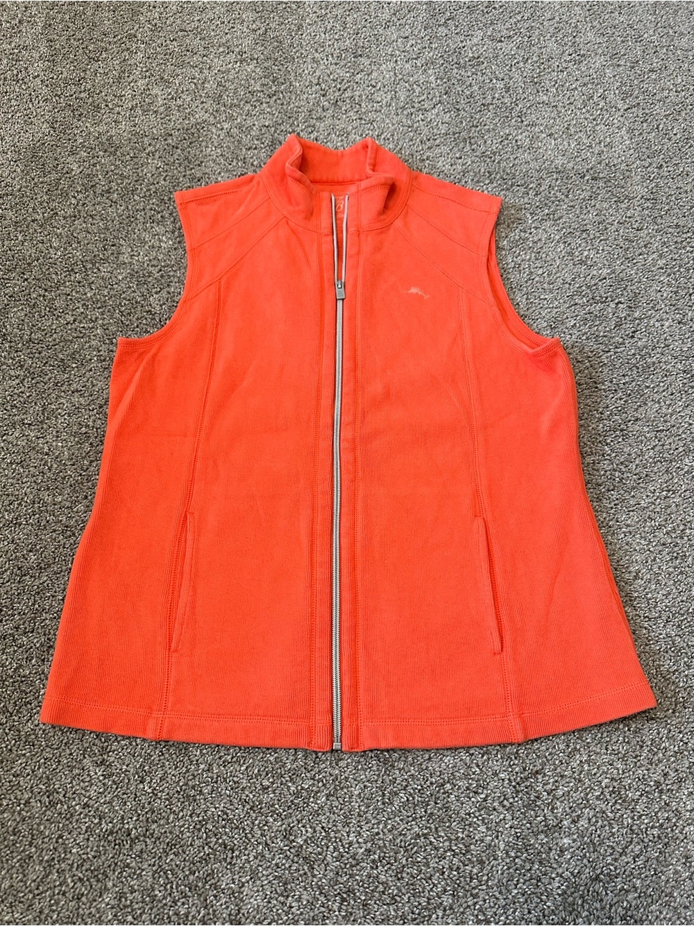 Tommy Bahama Coral Sleeveless Zip Fleece Vest